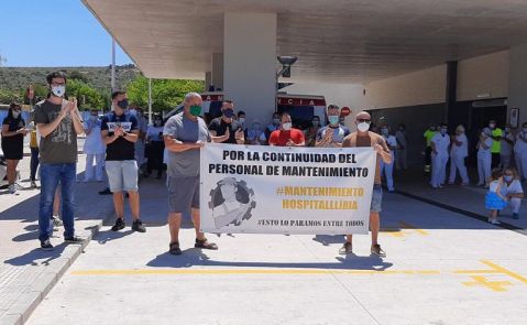 Protestas en el Hospital de Llíria