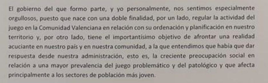 Carta del conseller de Hacienda, Vicent Soler, a los consejeros de distintos municipios de España