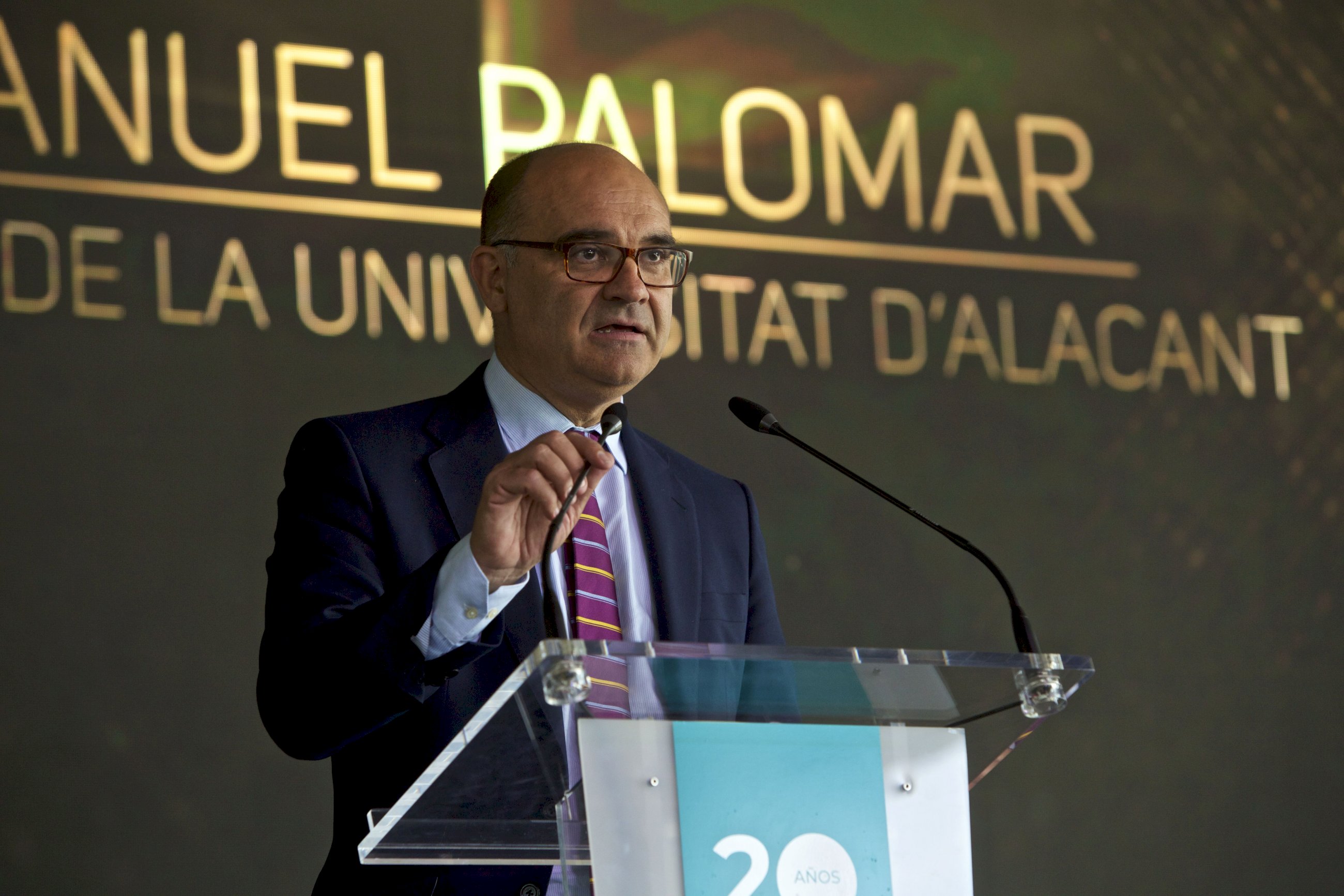 Manuel Palomar, rector UA.