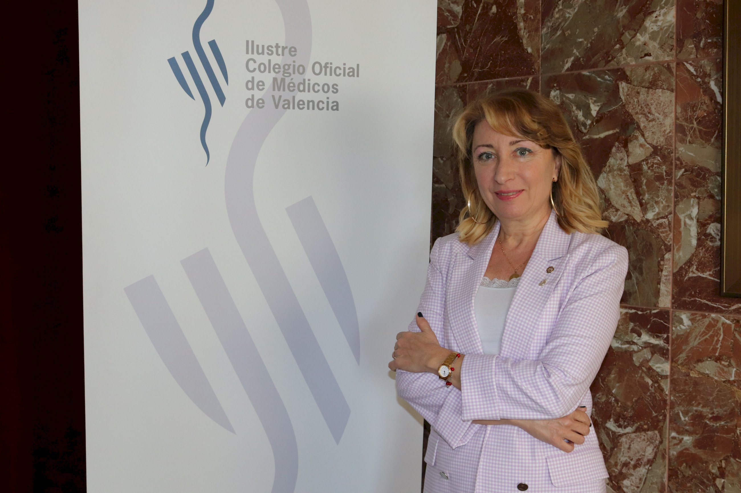 La presidenta del Colegio Oficial de Médicos de Valencia, Mercedes Hurtado