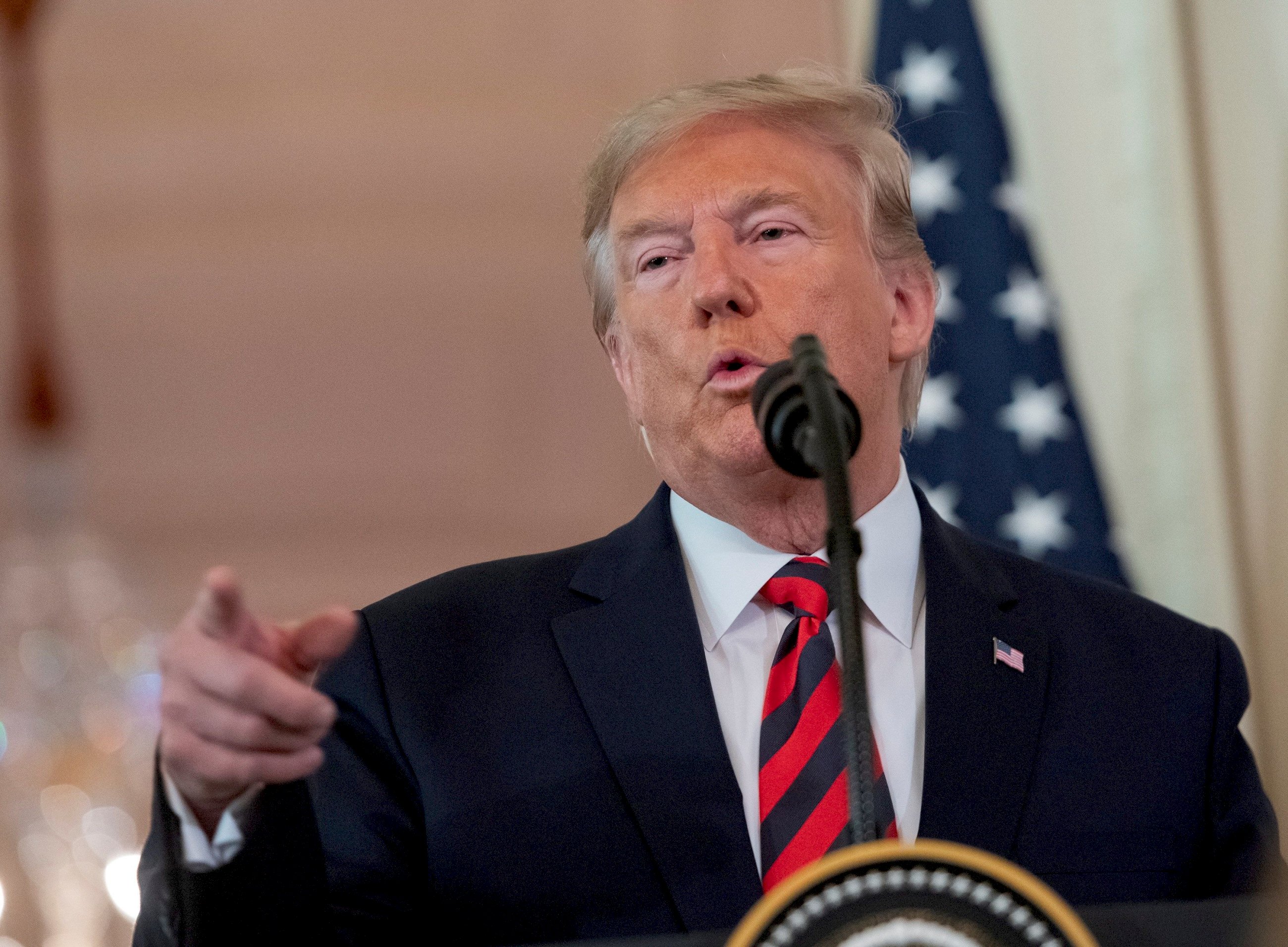El presidente de EE.UU., Donald Trump.