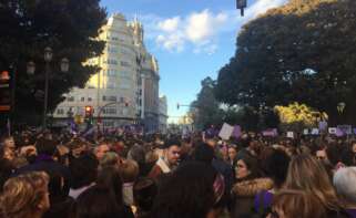 Oltra y las asociaciones feministas esquivan la prohibición de manifestaciones el 8-M 2 IMG 1505