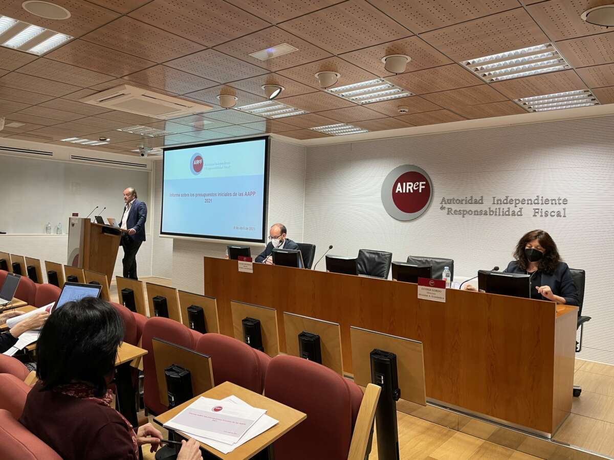 Presentación informe AIReF