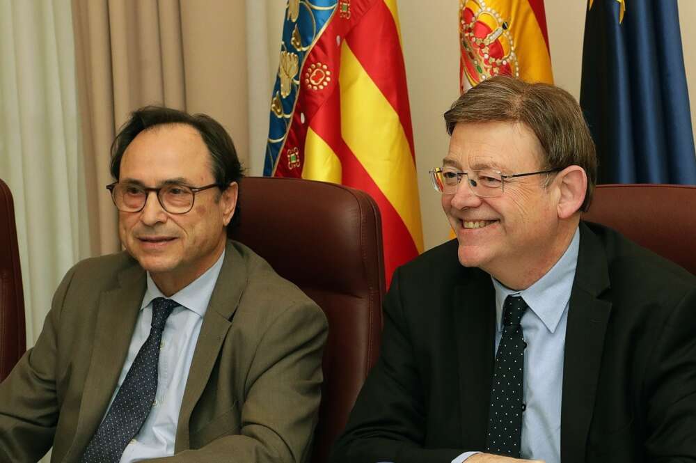 Vicent Soler y Ximo Puig no se aclaran con la ofensiva fiscal contra Madrid. // EFE