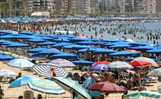 Playa de Benidorm. EFE/Pep Morell