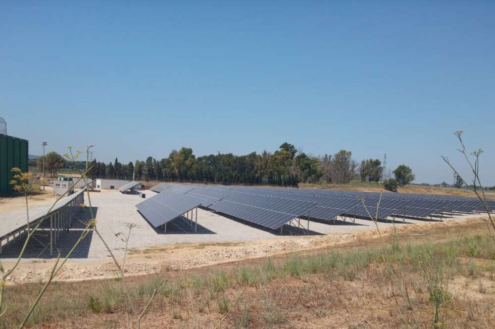 Placas solares en la factoría de Ford Almussafes