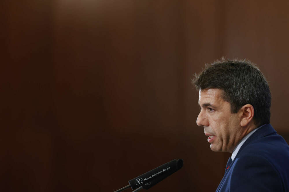 El presidente del PP de la Comunitat Valenciana Carlos Mazón. EFE/ Javier Lizon