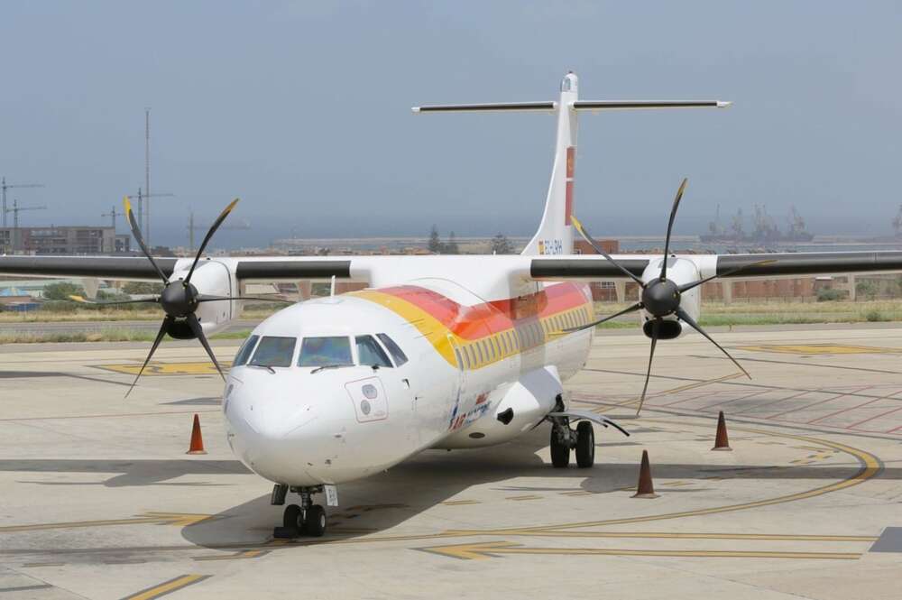 Avión de Air Nostrum.