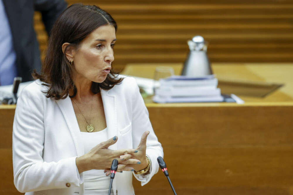 La Portavoz de Ciudadanos, Ruth Merino. EFE/ Kai Forsterling