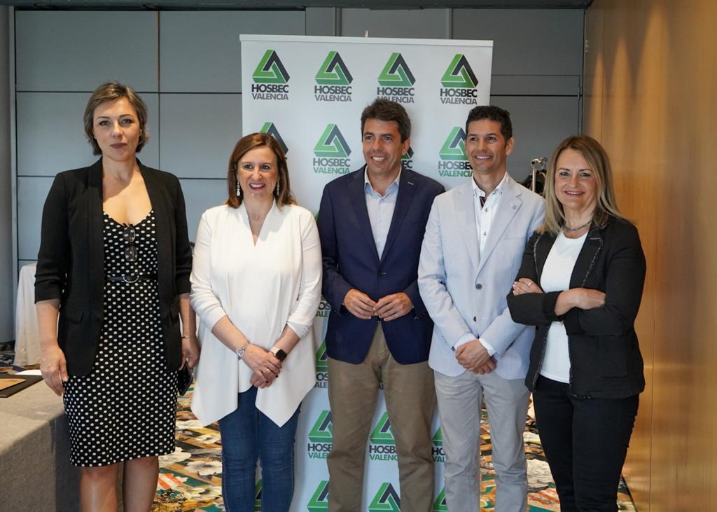 Reunión de Hosbec con los candidatos del PP a la Generalitat y a la alcaldía de Valencia. Foto: Hosbec.