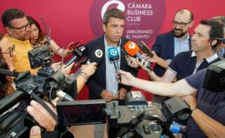 El futuro president de la Generalitat, el popular Carlos Mazón.EFE/ Morell