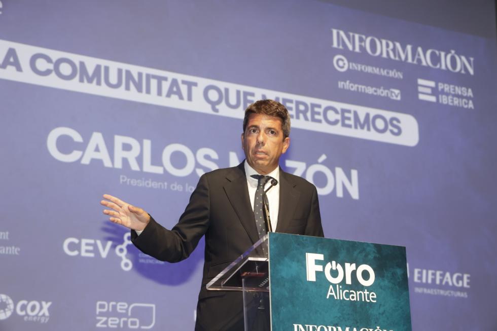 El presidente de la Comunitat Valenciana, Carlos Mazón.