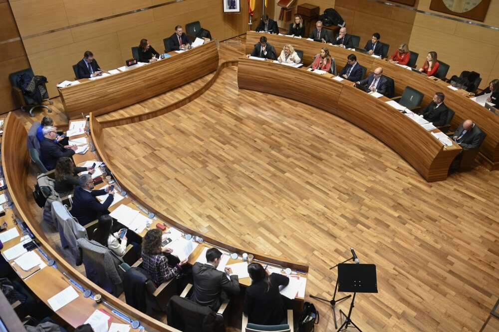 Sesión plenaria del Ayuntamiento de Valencia.
