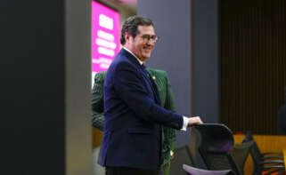 El presidente de CEOE, Antonio Garamendi. EFE/ Borja Sánchez Trillo