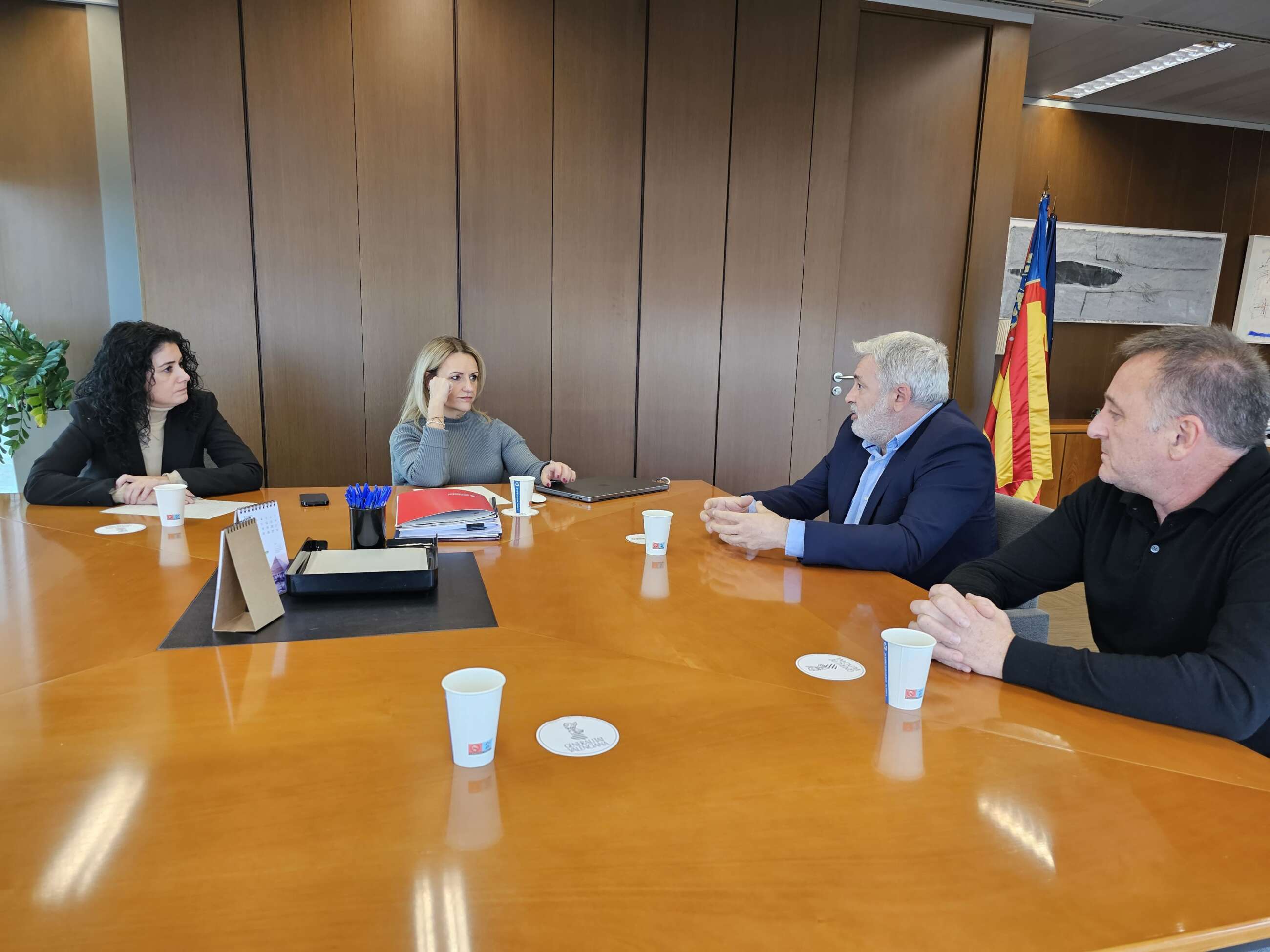 Reunión consellera por Galmed