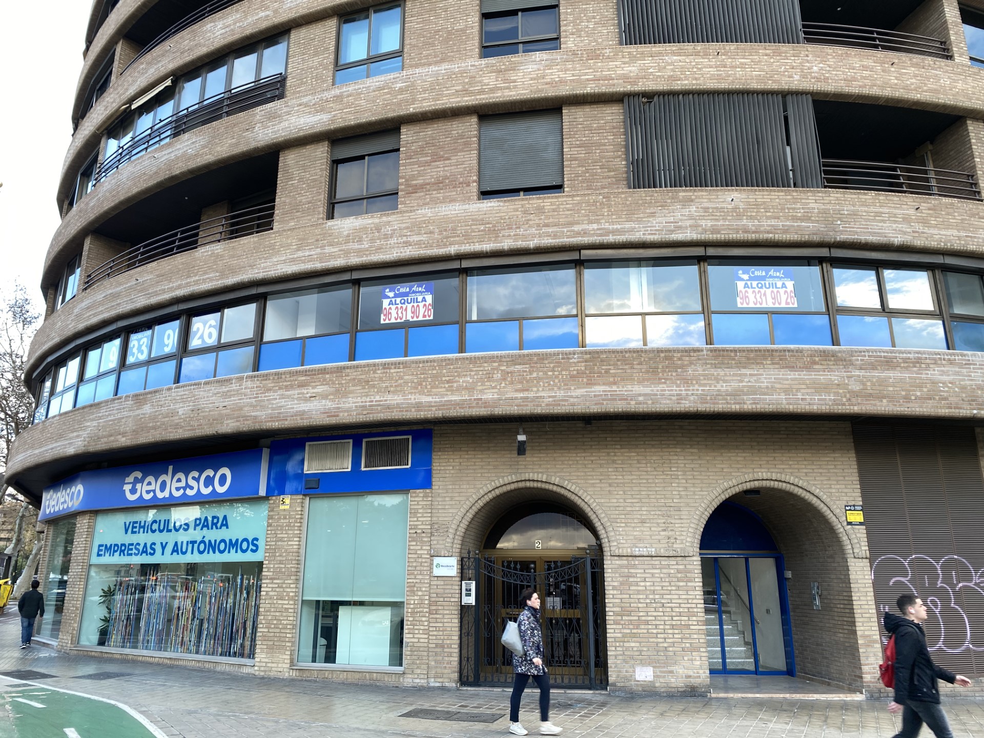 Edificio de Gedesco, especializada en descuento de pagarés y otros servicios de financiación de circulante. Foto.