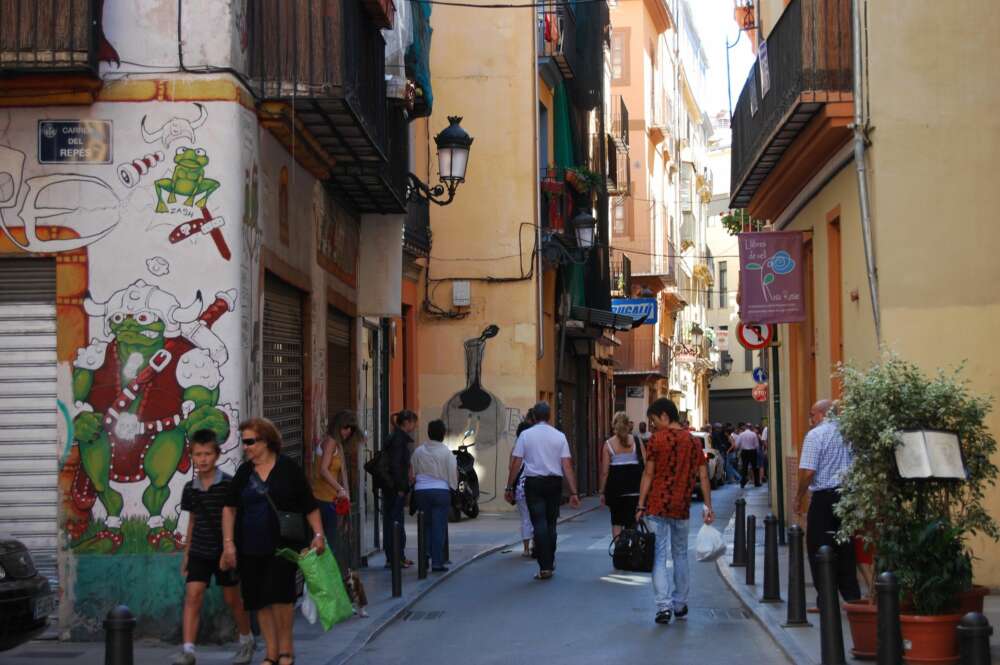 Una calle de la ciudad de Valencia. Foto: Turisme Valencia.