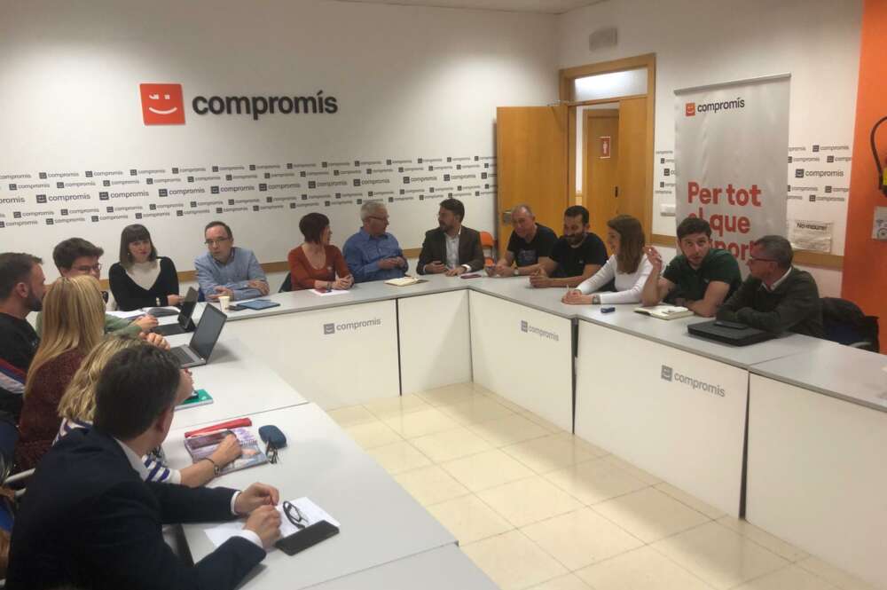 Ejecutiva de Compromís. Foto: Compromís.