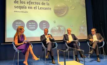 El presidente de la CEV, Salvador Navarro, durante la jornada centrada en los efectos de la sequía. Foto: CEV.