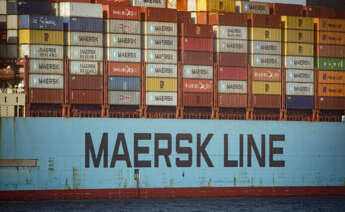 Una embarcación de Maersk. Marcos Morenos/ Europa Press