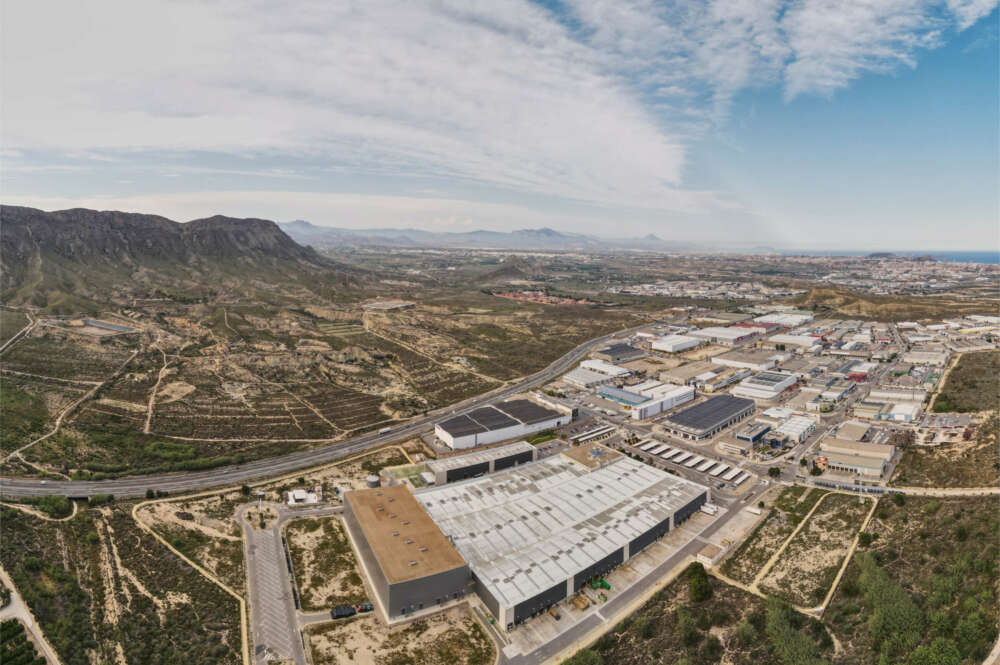 Una visión aérea de una fábrica de Alicante