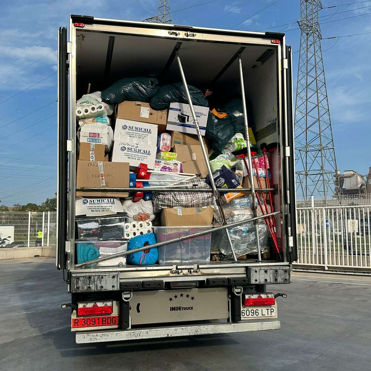 Un camión en Valencia