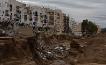 Estragos ocasionados por la DANA en el Barranco de Chiva. Foto: Alejandro Martínez Vélez / Europa Press