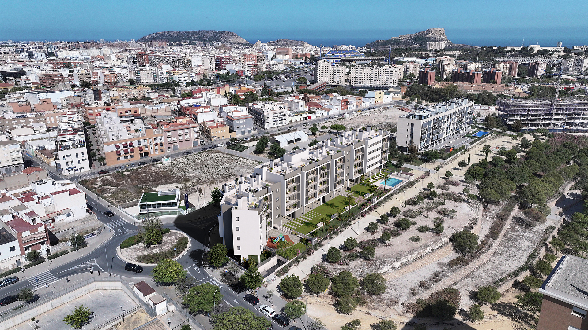 Primeros trabajos de Aedas Homes en la promoción Halar. Aedas Homes