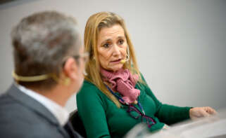 Eva Blasco (CEV Valencia) durante la Mesa Impulso Empresarial