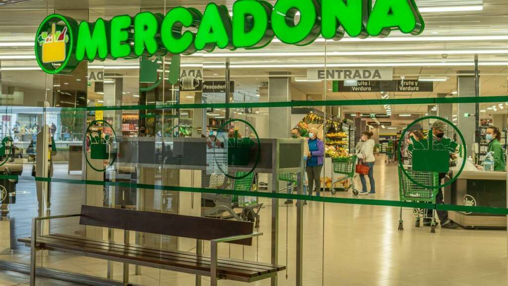 El interior de una tienda de Mercadona