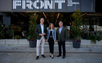 Quique Calabuig, Ángela Pérez y Fernando Aliño