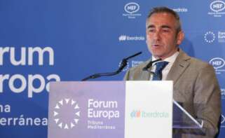 Miguel Barrachina, consellera de Agricultura, Agua, Ganadería y Pesca, durante su intervención en Forum Europa