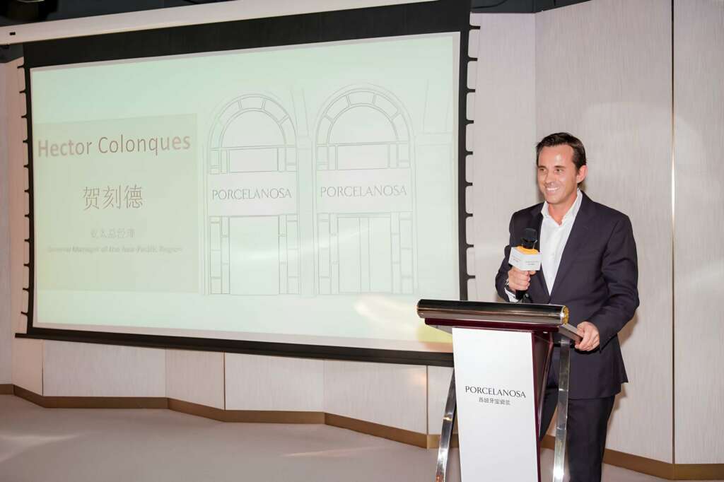 Héctor Colonques García, managind director en Asia y Pacífico de Porcelanosa