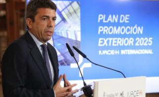 El presidente de la Generalitat Valenciana, Carlos Mazón, presenta el Plan de Promoción Exterior de Ivace+i Internacional 2025