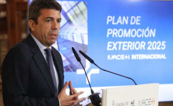 El presidente de la Generalitat Valenciana, Carlos Mazón, presenta el Plan de Promoción Exterior de Ivace+i Internacional 2025