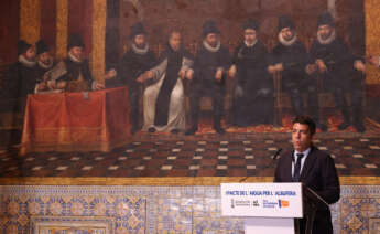 El presidente de la Generalitat, Carlos Mazón, presenta el I pacto del Agua por L'Albufera