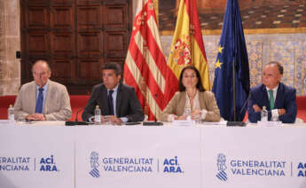 José Vicente Morata, Carlos Mazón, Ruth Merino y Salvador Navarro
