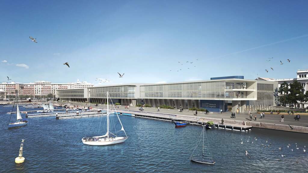 Render de Marina de Empresas con la ampliación finalizada (ERRE)
