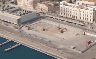 Obras de ampliación de la Marina de Empresas de Juan Roig
