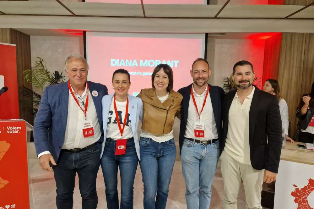 La secretaria general del PSPV-PSOE, Diana Morant,