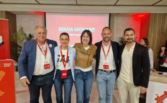 La secretaria general del PSPV-PSOE, Diana Morant,