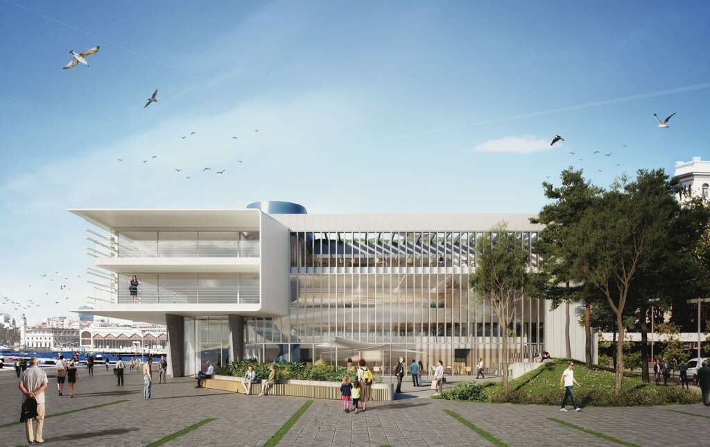 Render de la ampliación de Marina de Empresas