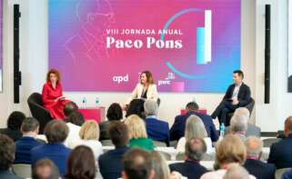 Toño Pons, presidente de Importaco, en una de las charlas de la Jornada Paco Pons