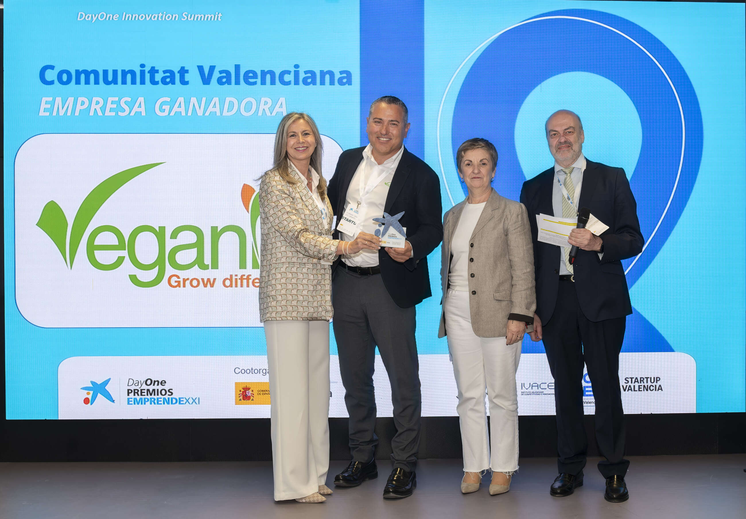Veganic gana los Premios EmprendeXXI como la startup con mayor potencial de la Comunidad Valenciana