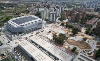 Imagen aérea del Roig Arena, el recinto promovido por Juan Roig