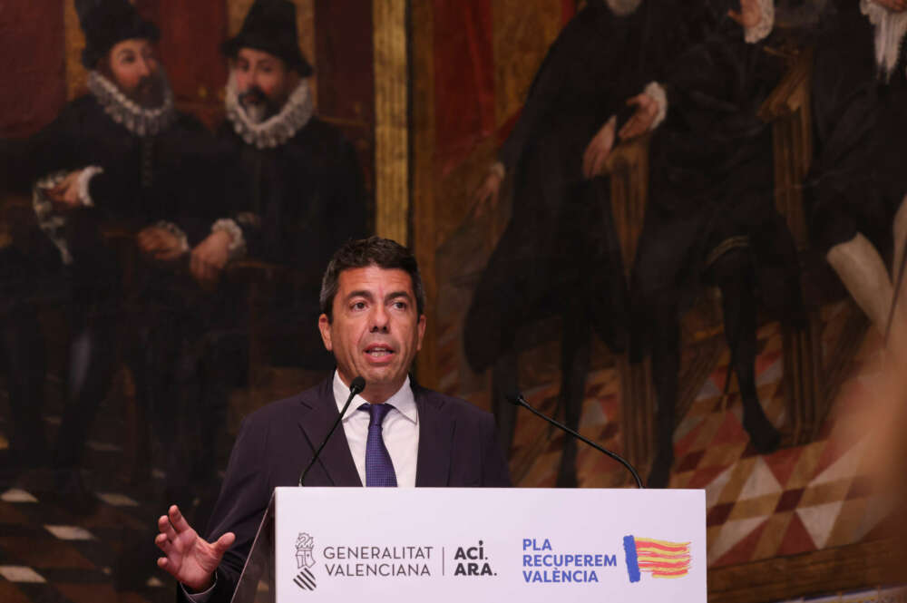 El presidente de la Generalitat, Carlos Mazón