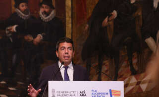 El presidente de la Generalitat, Carlos Mazón