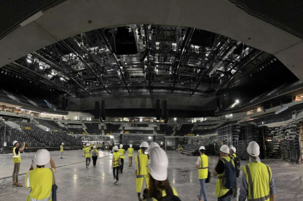 Interior del Roig Arena