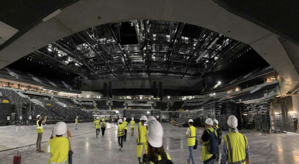 Interior del Roig Arena
