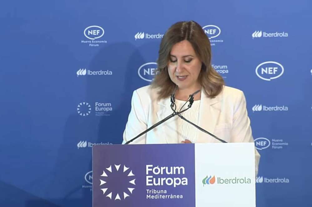 María José Catalá, alcaldesa de Valencia, en el Forum Europa